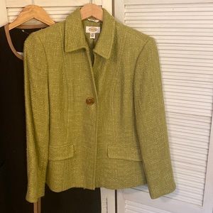 Talbots green blazer